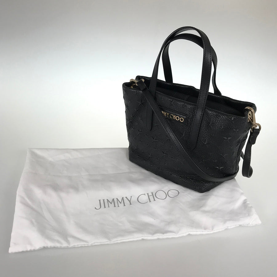 JIMMY CHOO Mini Sara Star Emboss Tote bag
