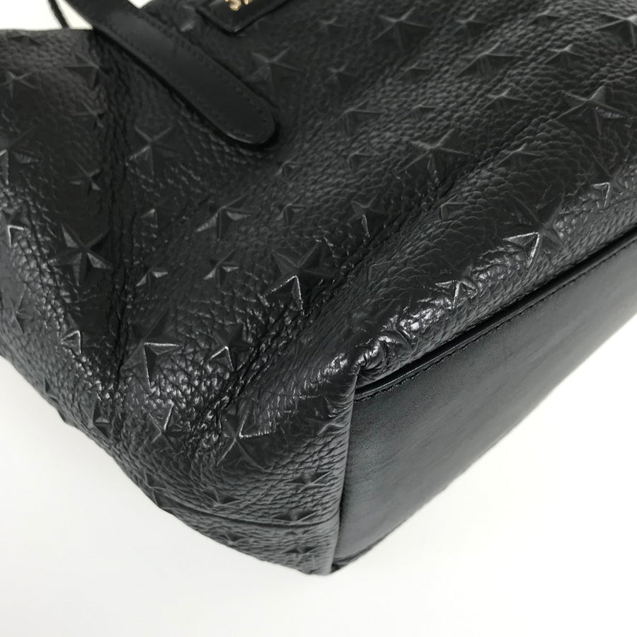 JIMMY CHOO Mini Sara Star Emboss Tote bag