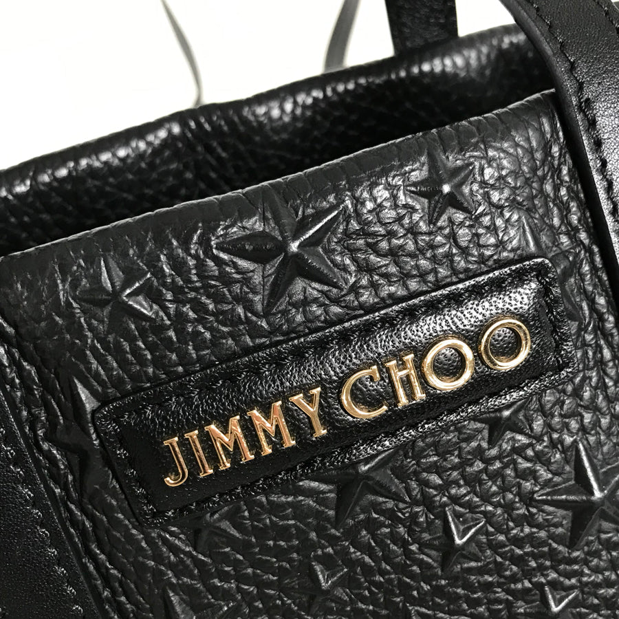 JIMMY CHOO Mini Sara Star Emboss Tote bag