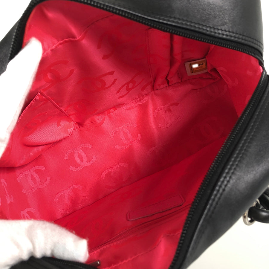 CHANEL Cambon Bowling back Hand bag