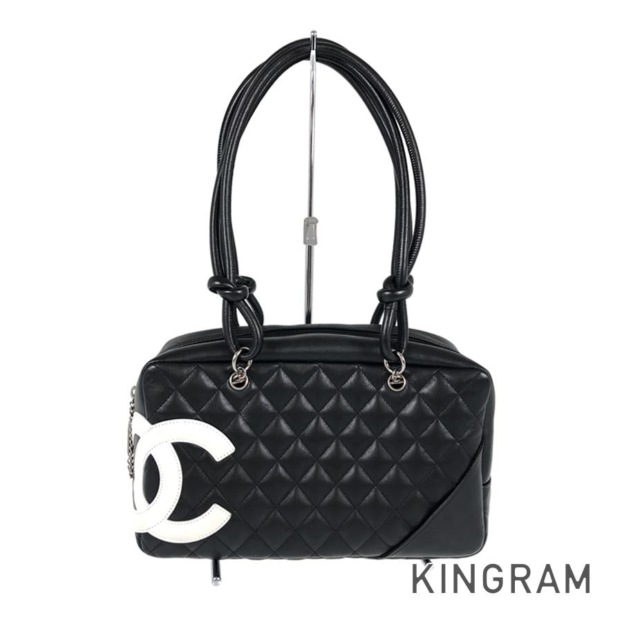 CHANEL Cambon Bowling back Hand bag