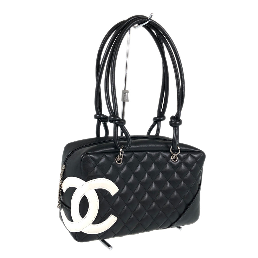 CHANEL Cambon Bowling back Hand bag