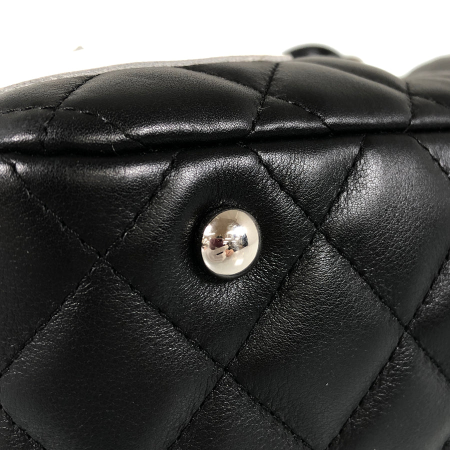 CHANEL Cambon Bowling back Hand bag