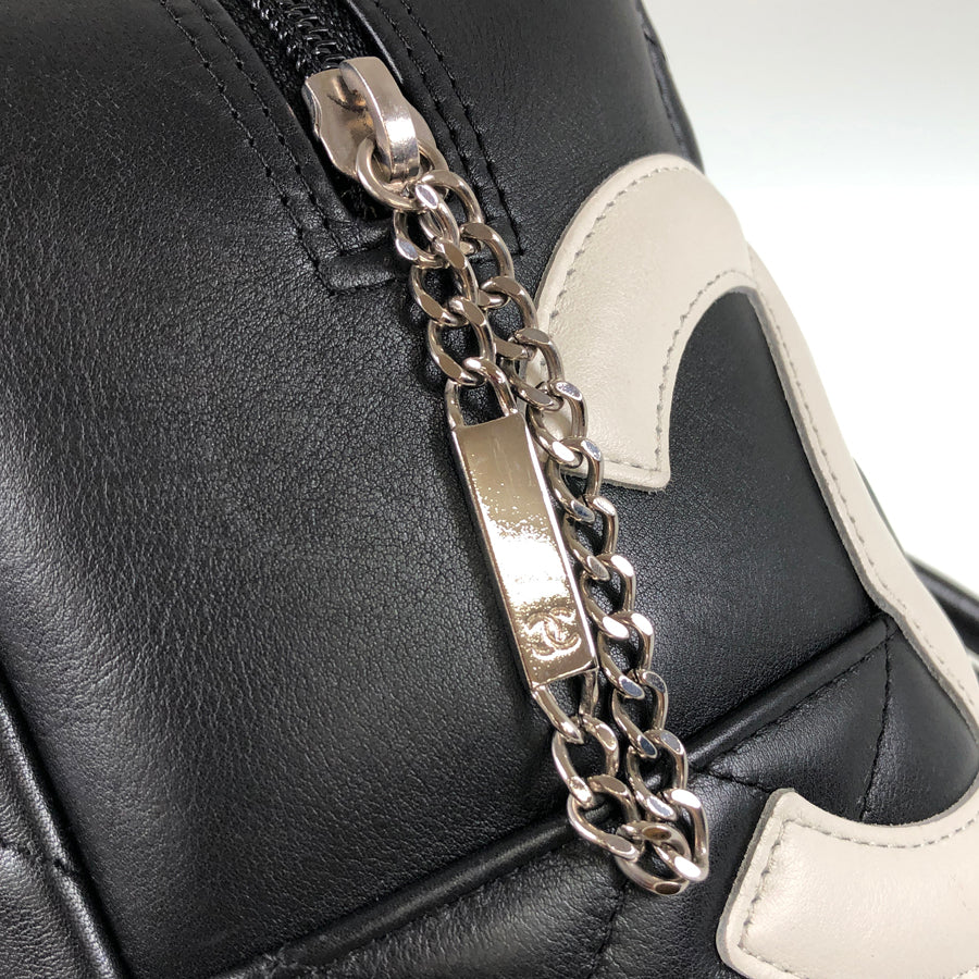 CHANEL Cambon Bowling back Hand bag