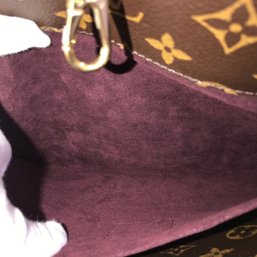 LOUIS VUITTON Monogram Montaigne MM M41056 Hand bag