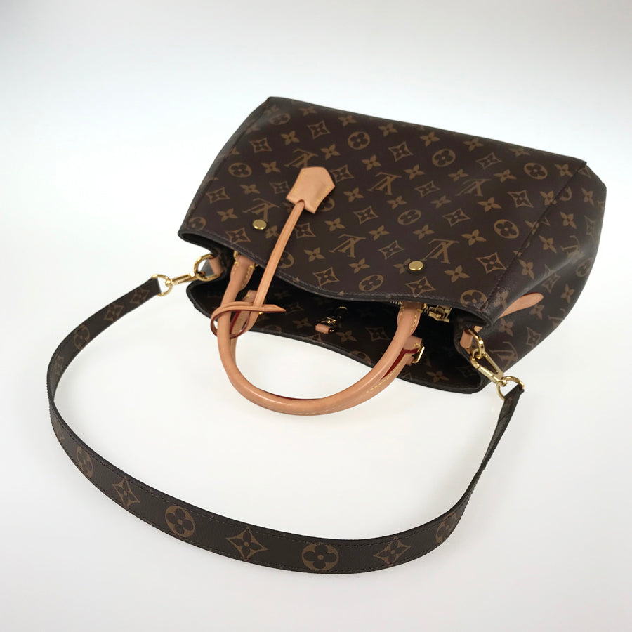 LOUIS VUITTON Monogram Montaigne MM M41056 Hand bag