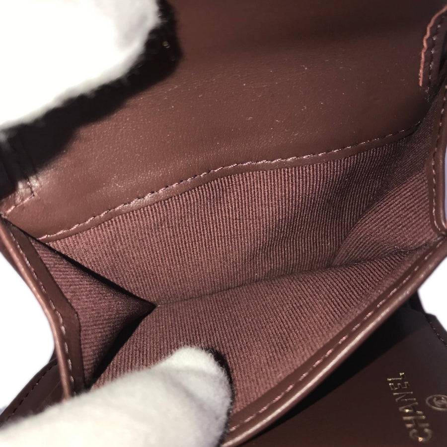 CHANEL Matelasse Trifold wallet