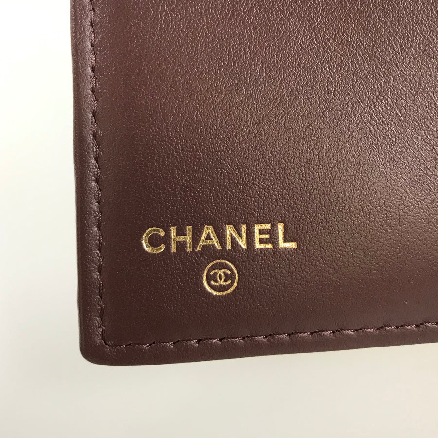 CHANEL Matelasse Trifold wallet