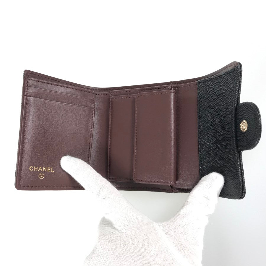 CHANEL Matelasse Trifold wallet
