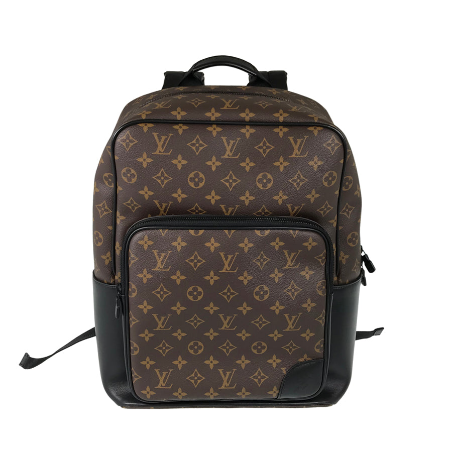 LOUIS VUITTON Monogram Macassar Dean Backpack M45335 Backpack