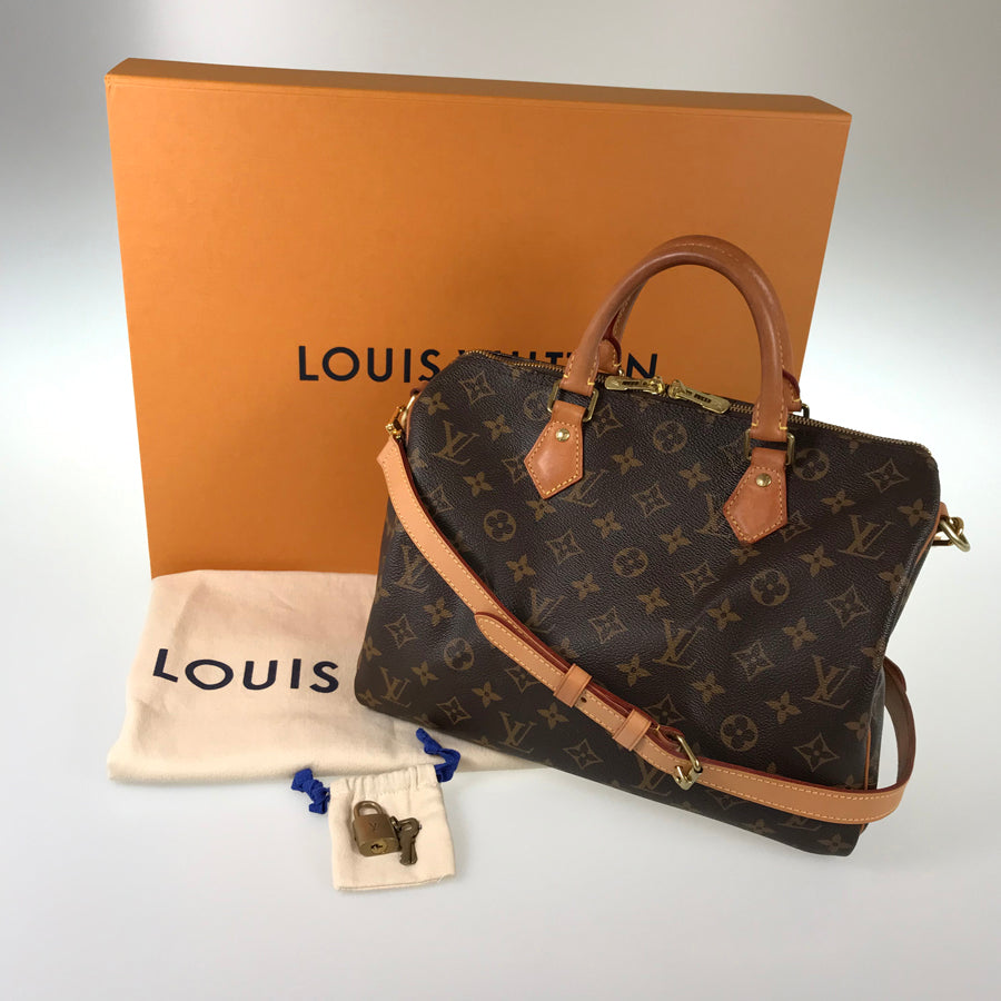 LOUIS VUITTON Monogram Speedy Bandouliere 30 M40391 Hand bag