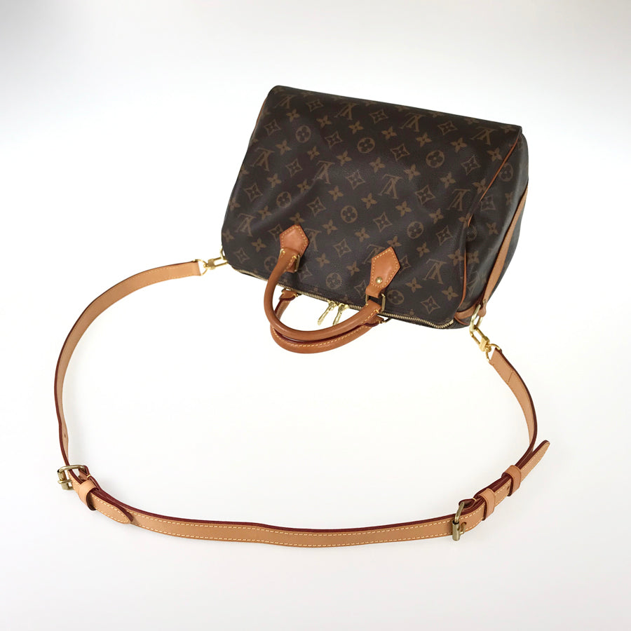 LOUIS VUITTON Monogram Speedy Bandouliere 30 M40391 Hand bag