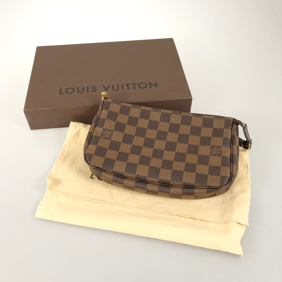 LOUIS VUITTON Damier Ebene Pochette Accessoires N51985 Pouch