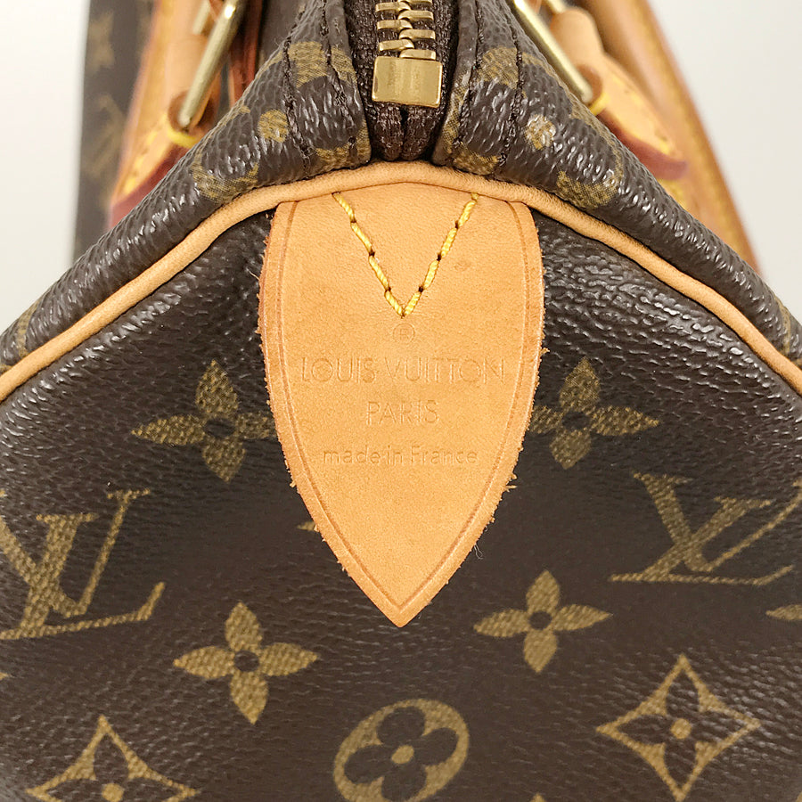 LOUIS VUITTON Monogram Speedy 25 M41528 Hand bag