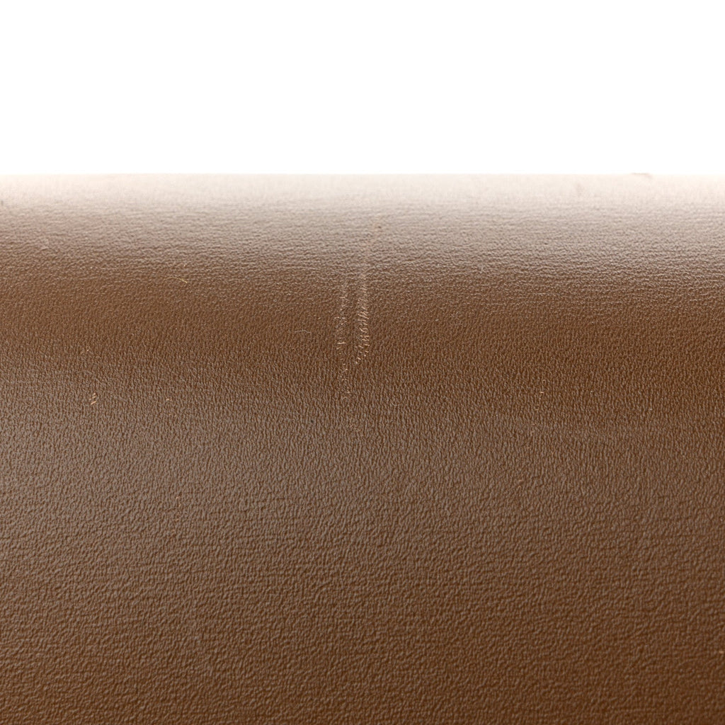 Box Calfskin Medium Classic Box Flap Bag Camel