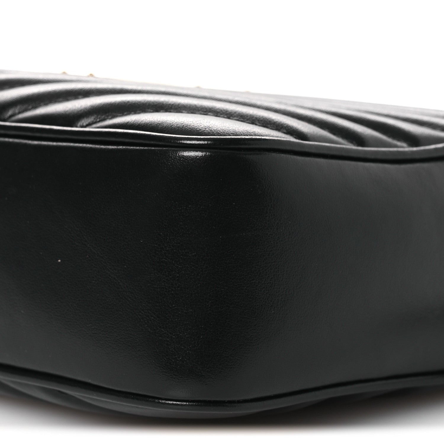 Calfskin Matelasse Monogram Lou Camera Bag Black