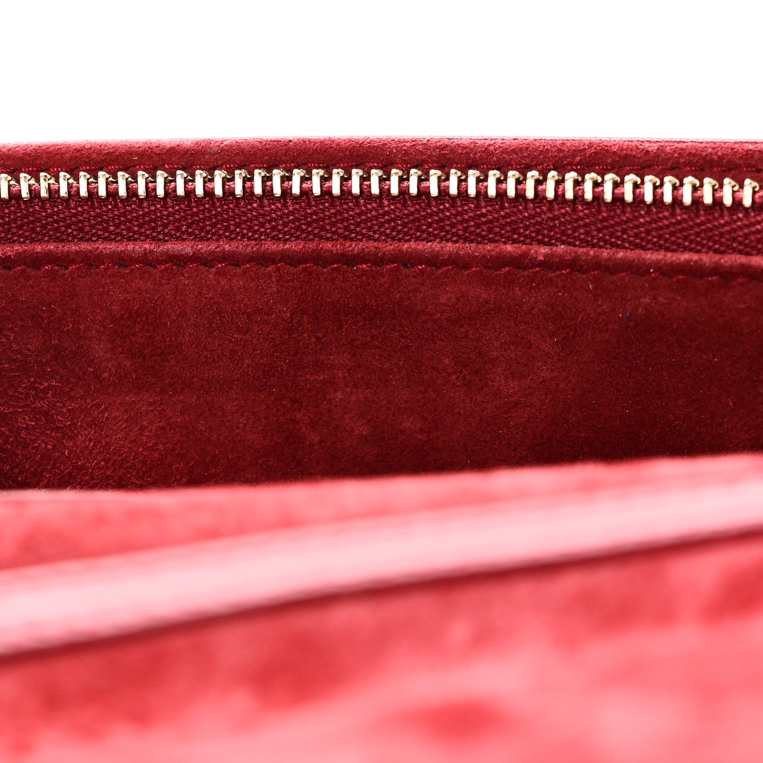 Lambskin Cannage Dioraddict Wallet On Chain Clutch Fuchsia