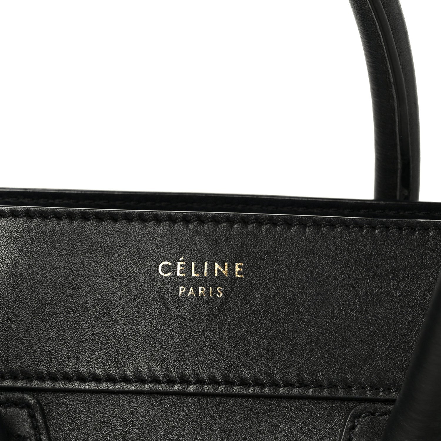 Smooth Calfskin Mini Luggage Black