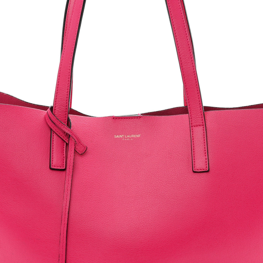 Calfskin Large Shopping Tote Fuchsia