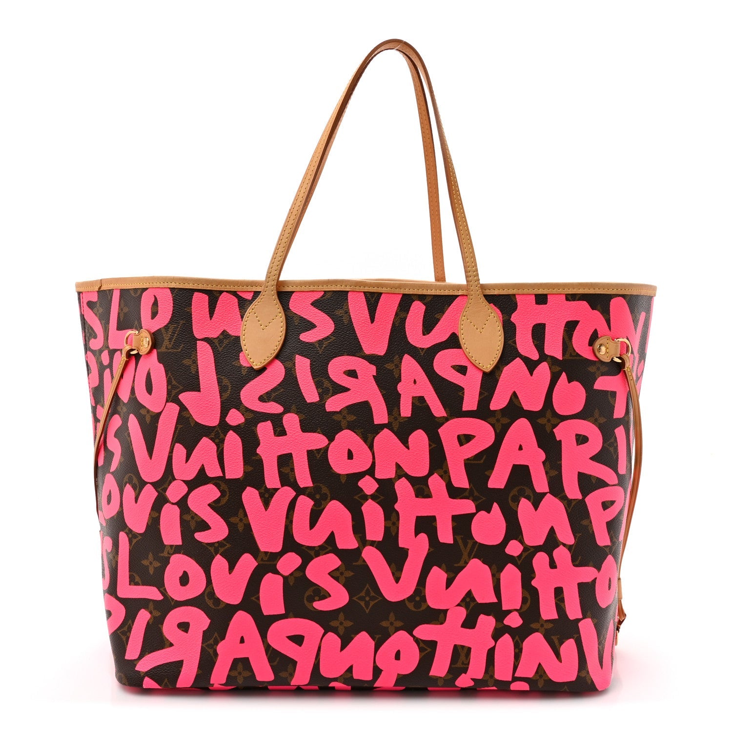 Monogram Graffiti Neverfull GM Fuchsia