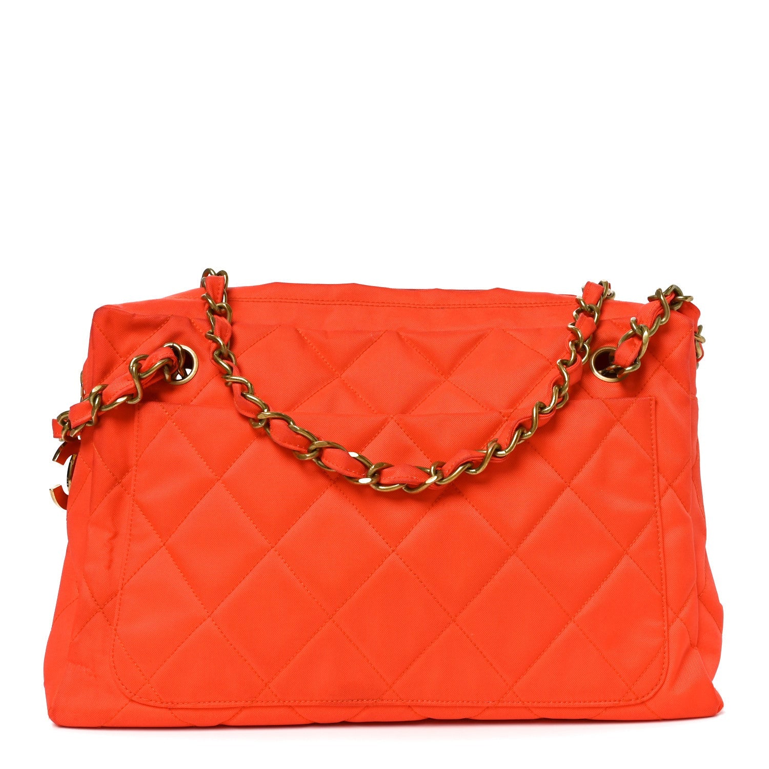 Quilted Camera Case Orange