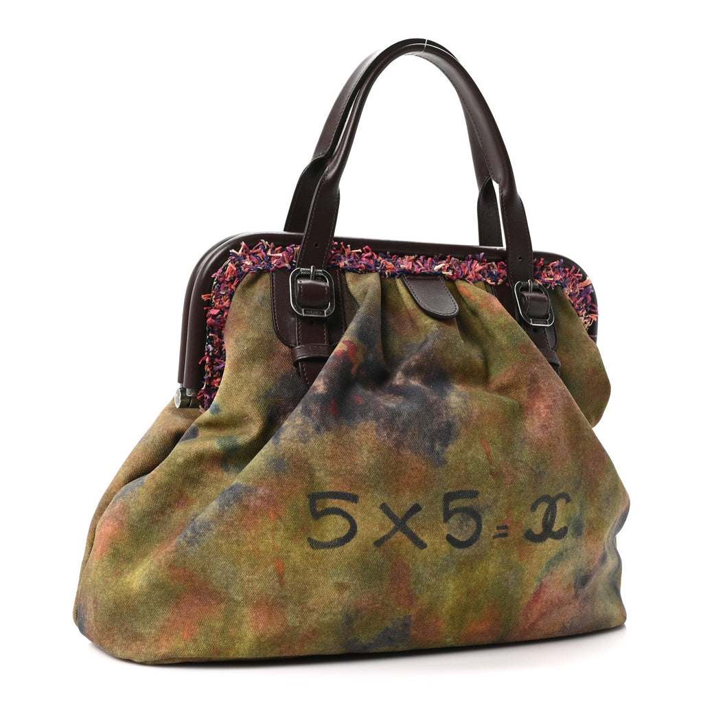 Washed Toile Graffiti On The Pavements Bowler Khaki Multicolor
