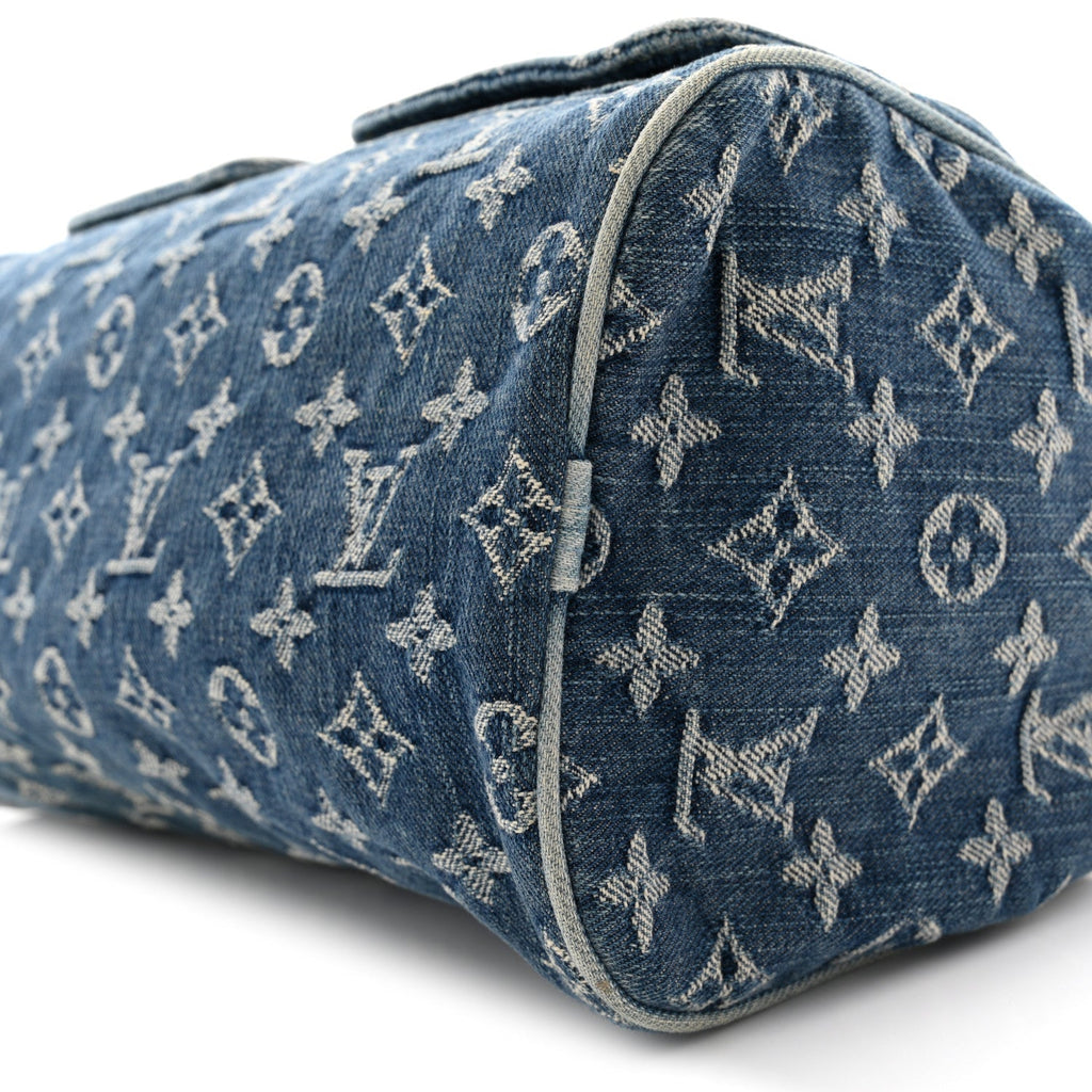 Monogram Denim Neo Speedy Blue