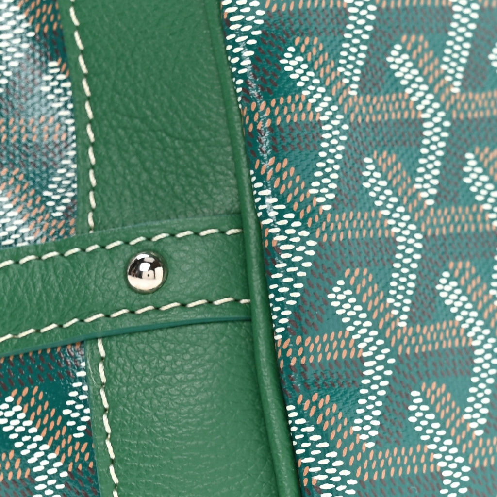 Goyardine Petit Flot Bucket Bag PM Green