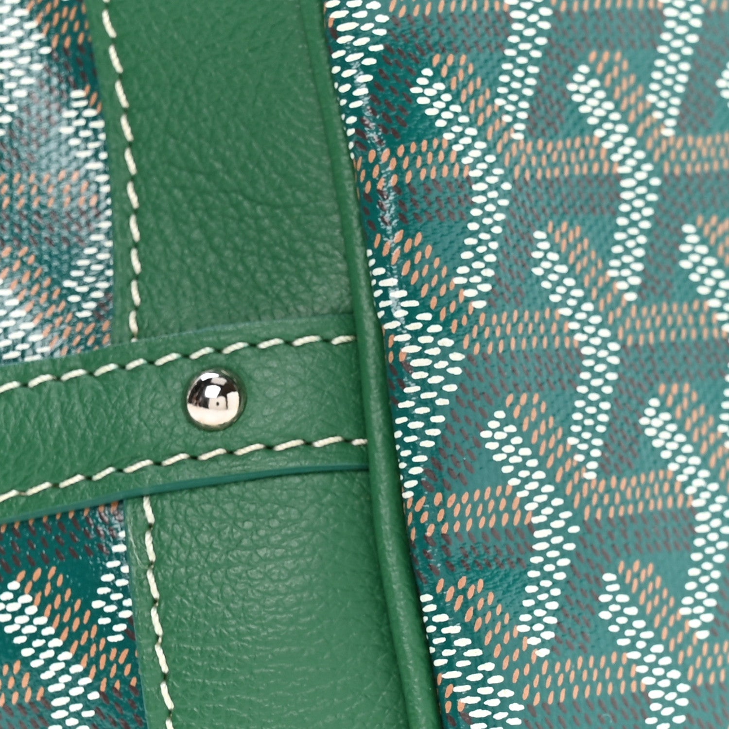 Goyardine Petit Flot Bucket Bag PM Green
