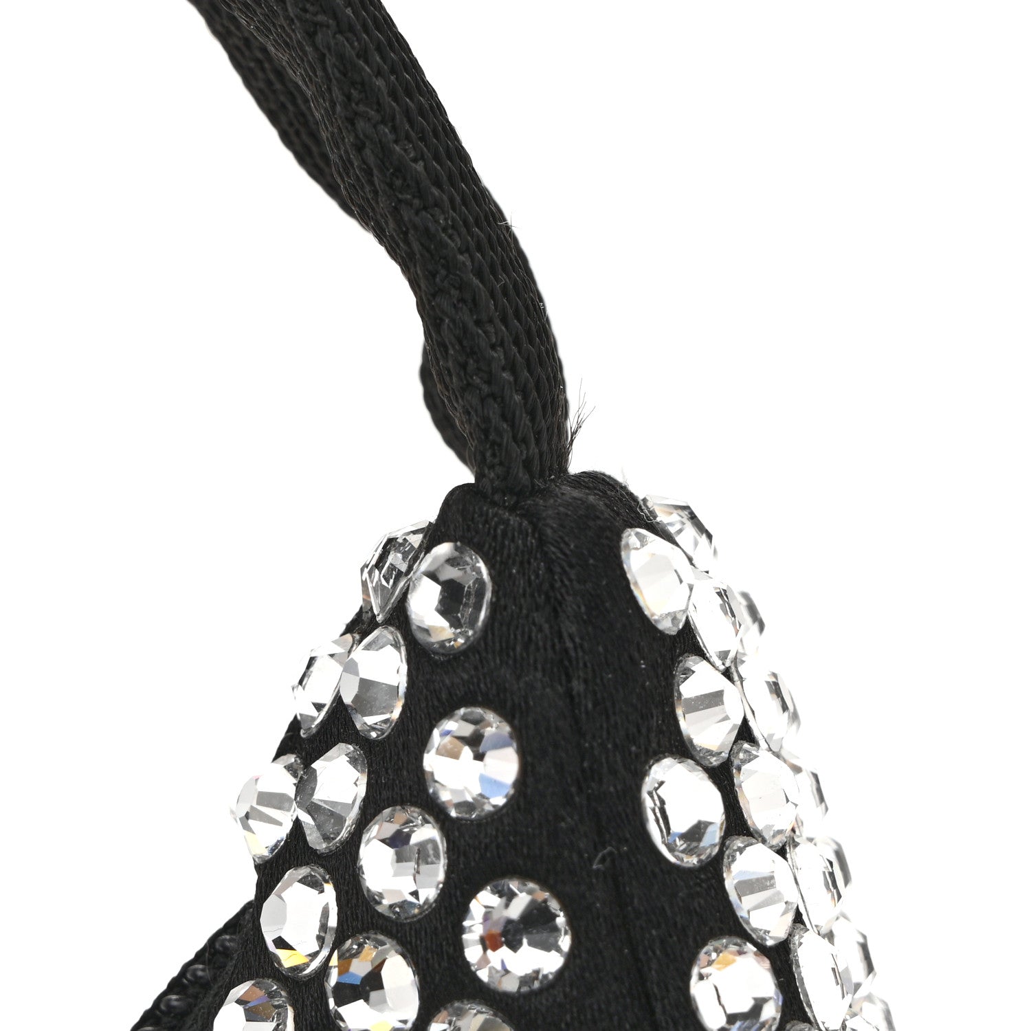 Satin Crystal Mini Re-Edition 2000 Bag Cristal