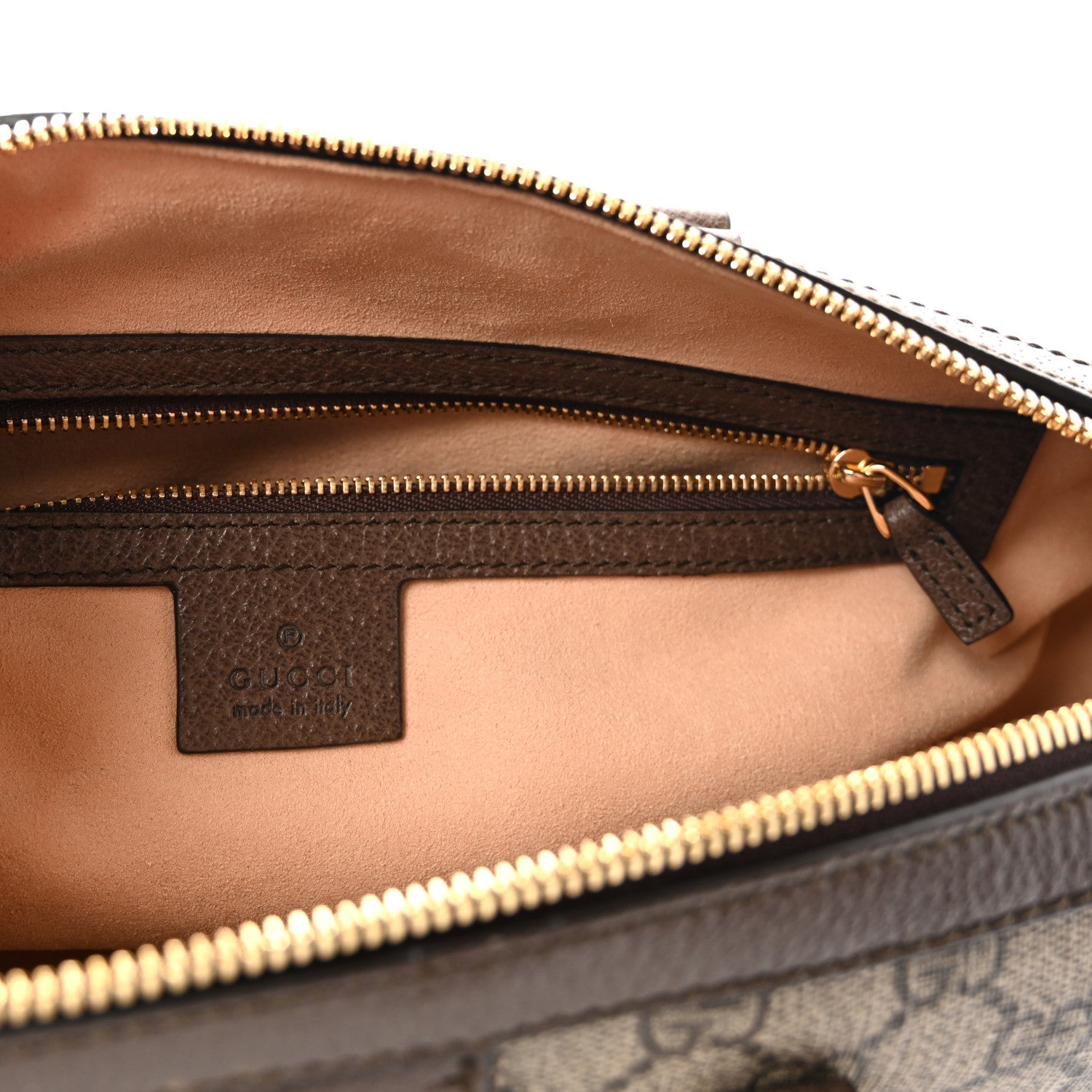 GG Supreme Monogram Web Medium Ophidia Boston Brown