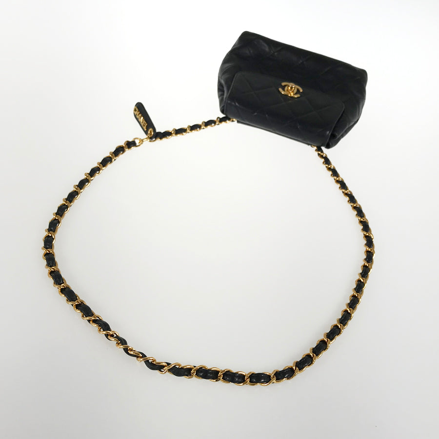 CHANEL Matelasse Waist pouch