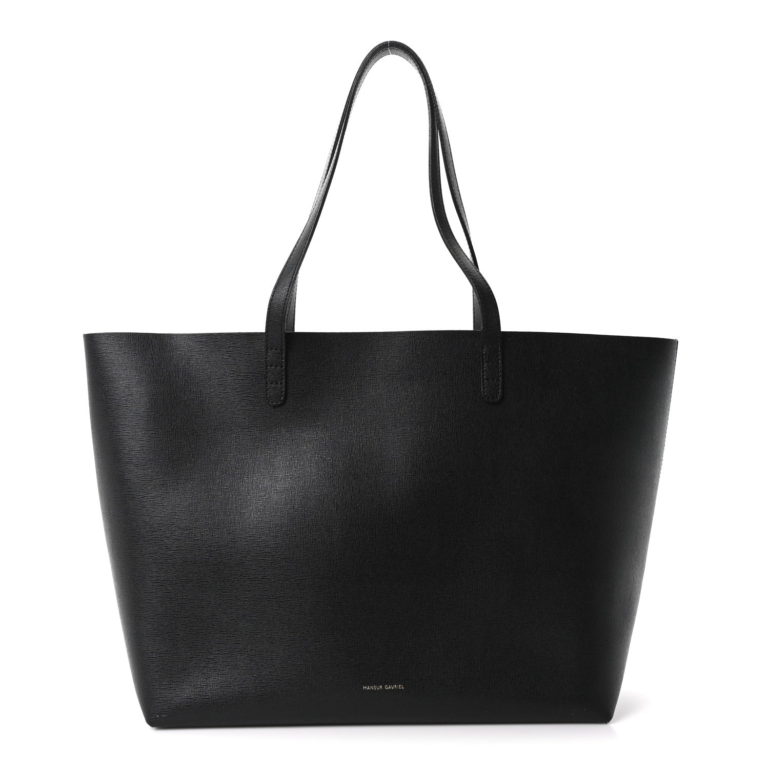 Saffiano Large Shopping Tote Black