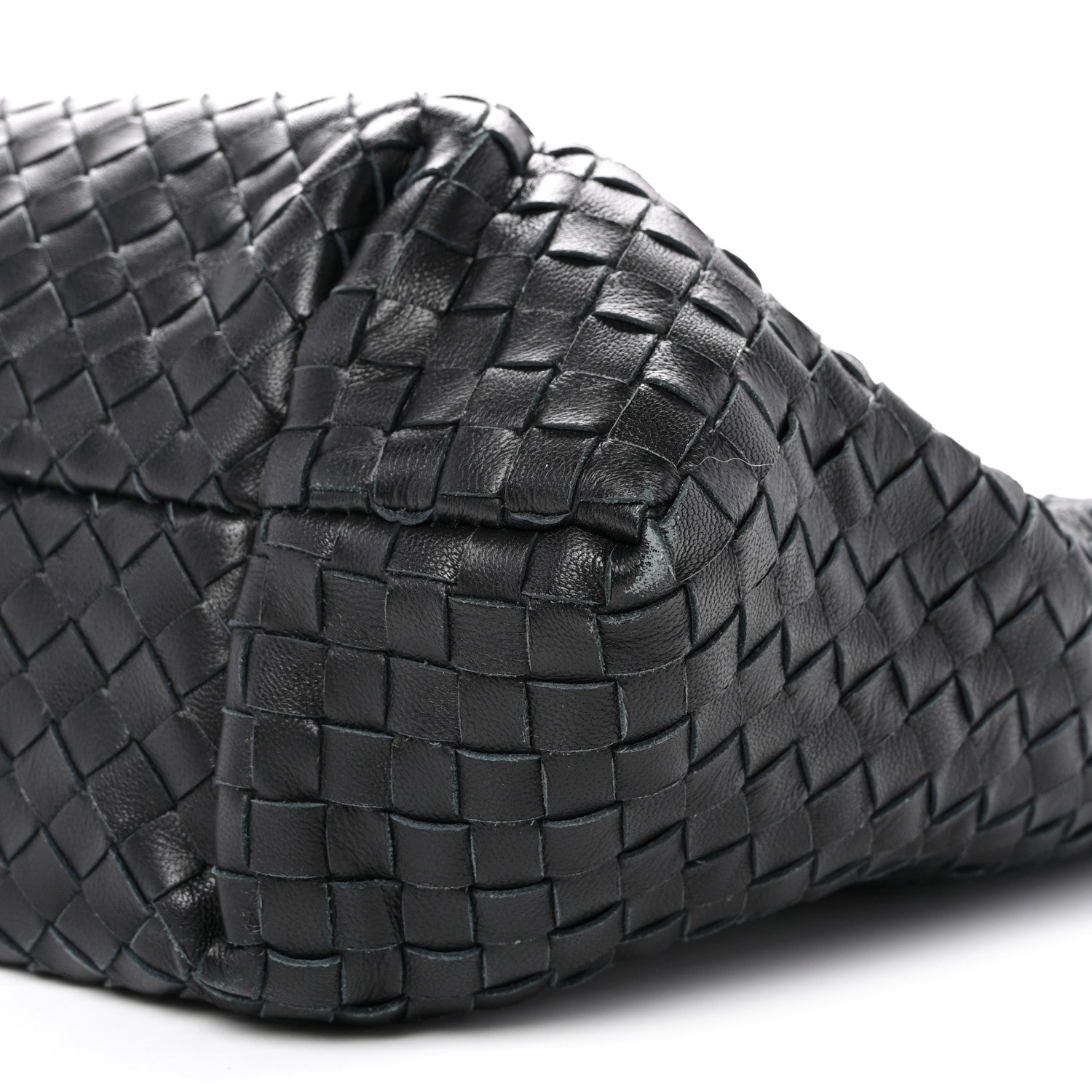 Nappa Intrecciato Medium Roma Tote Black