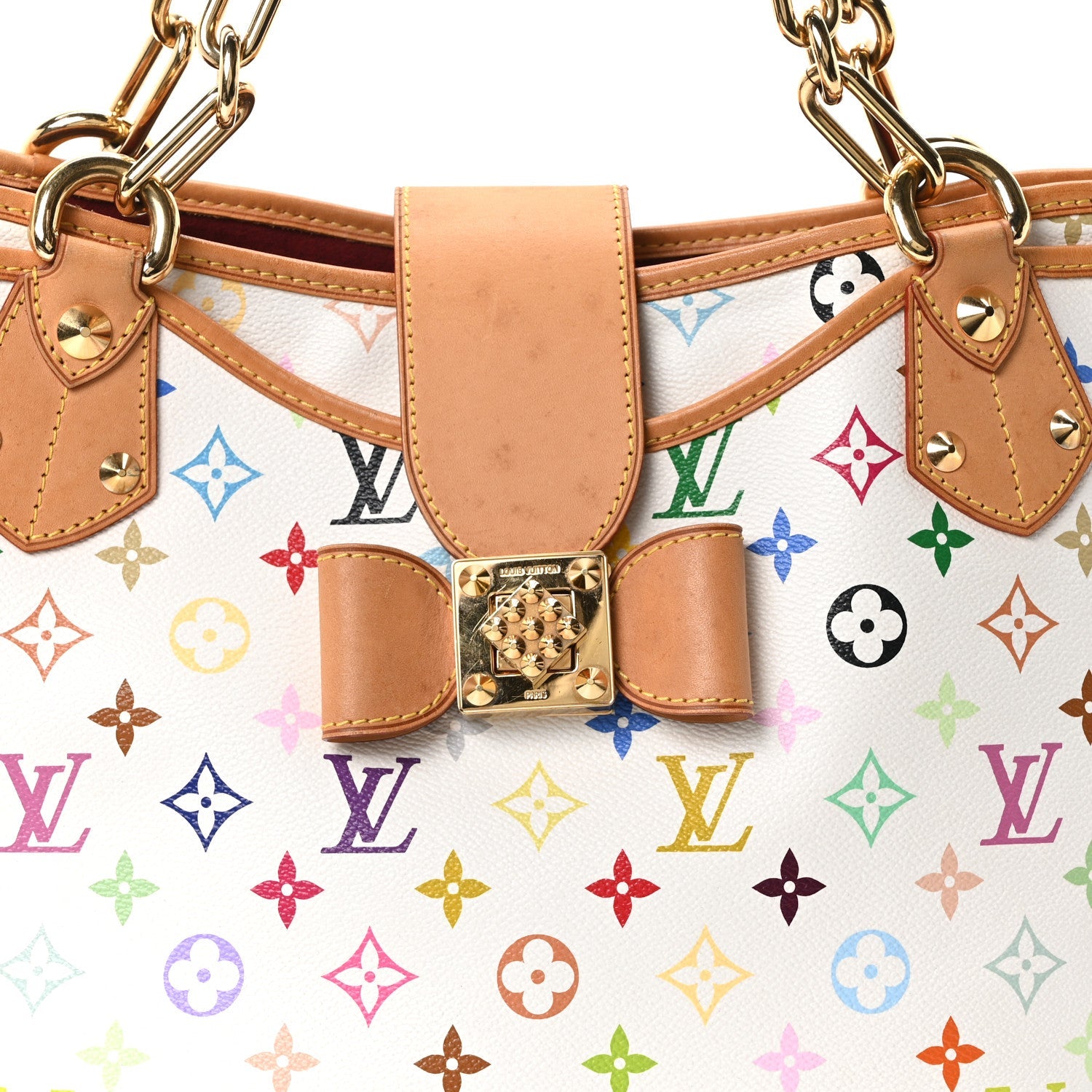 Monogram Multicolor Annie GM White