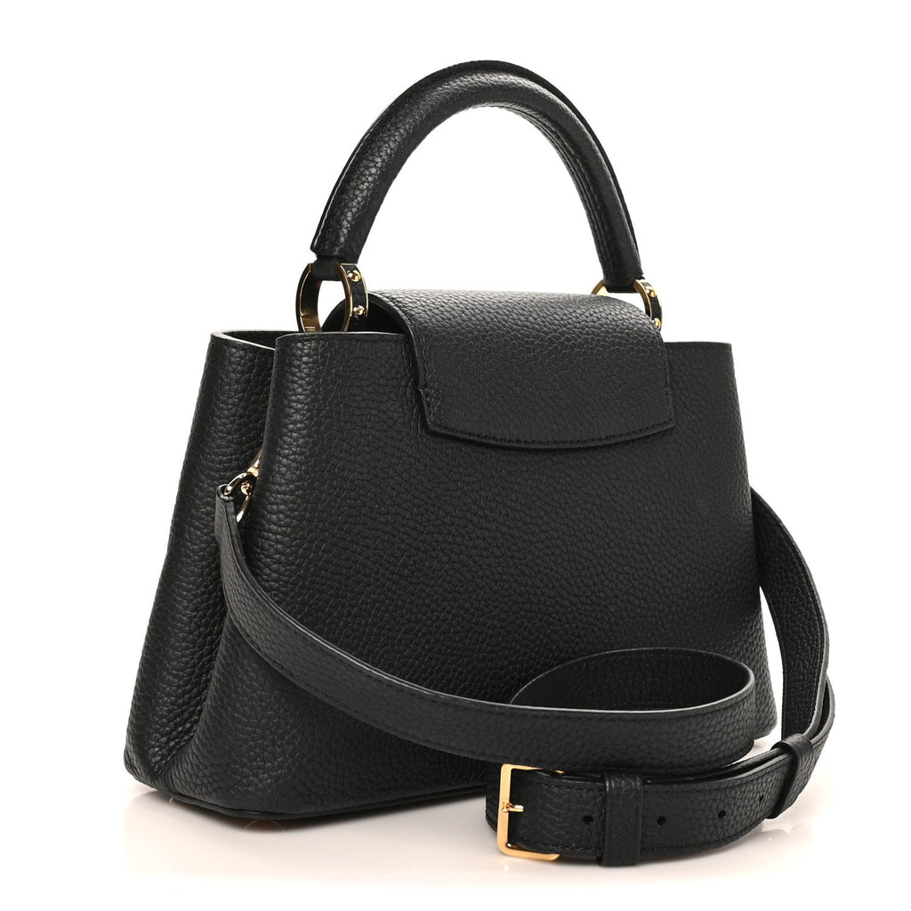 Taurillon Mother of Pearl Capucines BB Black