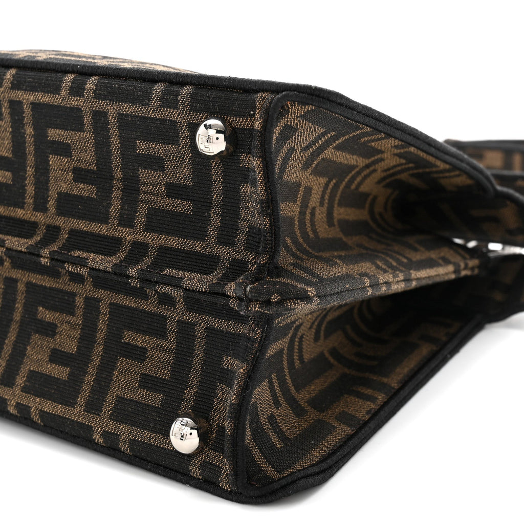 X FRGMT X POKEMON Fabric Jacquard FF 1974 Pokemon Inlay Peekaboo I See U Petite Satchel Tobacco Moro Giallo