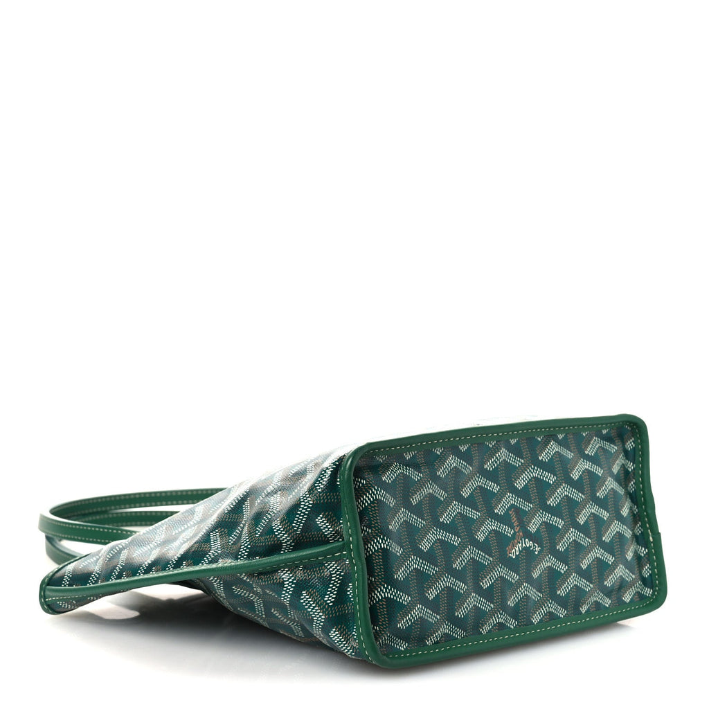 Goyardine Reversible Mini Anjou Green