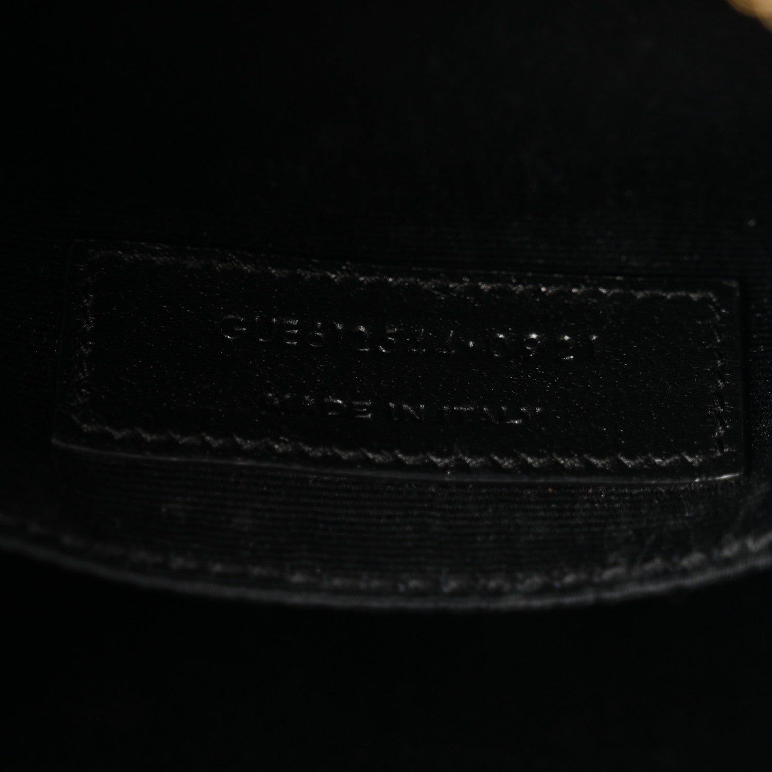Calfskin Matelasse Monogram Lou Camera Bag Dark Beige