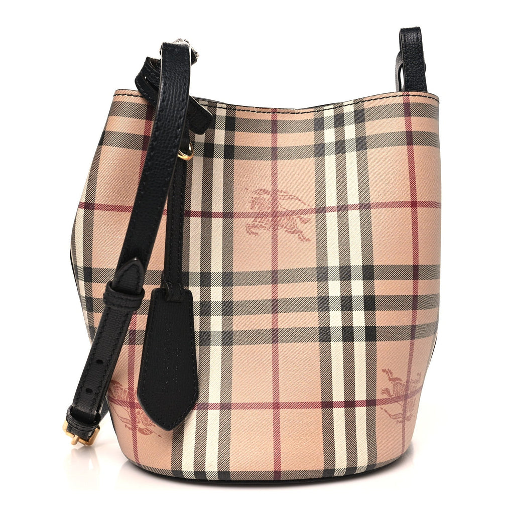 Haymarket Check Colours Small Lorne Bucket Crossbody Black