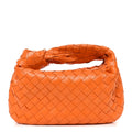 Nappa Intrecciato Mini Jodie Tangerine