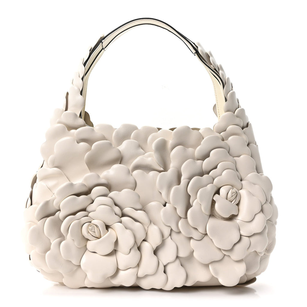 Nappa Atelier 03 Rose Edition Small Hobo White