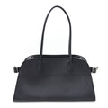Matte Grained Calfskin Margaux Shoulder 12 Marine