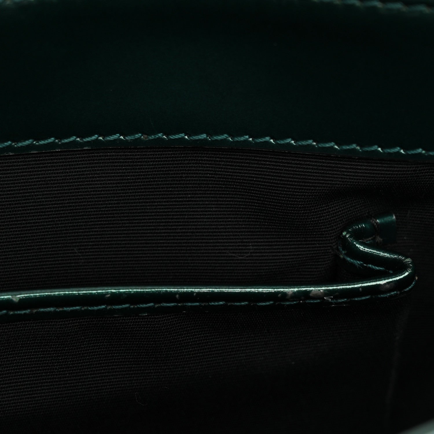 Iridescent Calfskin Serpenti Forever Shoulder Bag Emerald Green