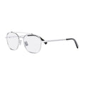 Dior Eyeglasses Shield Full Rim, Silver Frame and Clear Demo Lens Lens CDDIAMONDOR2UF000