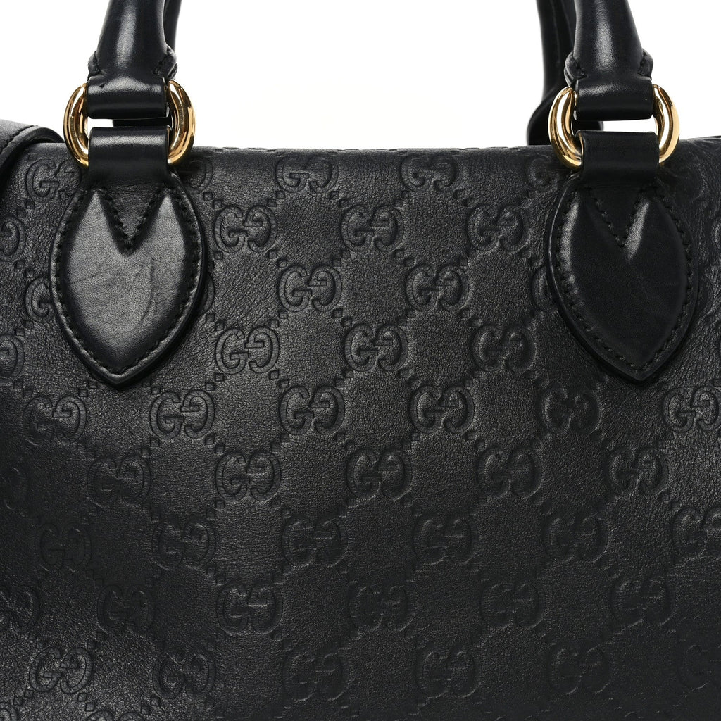 Guccissima Signature Boston Black