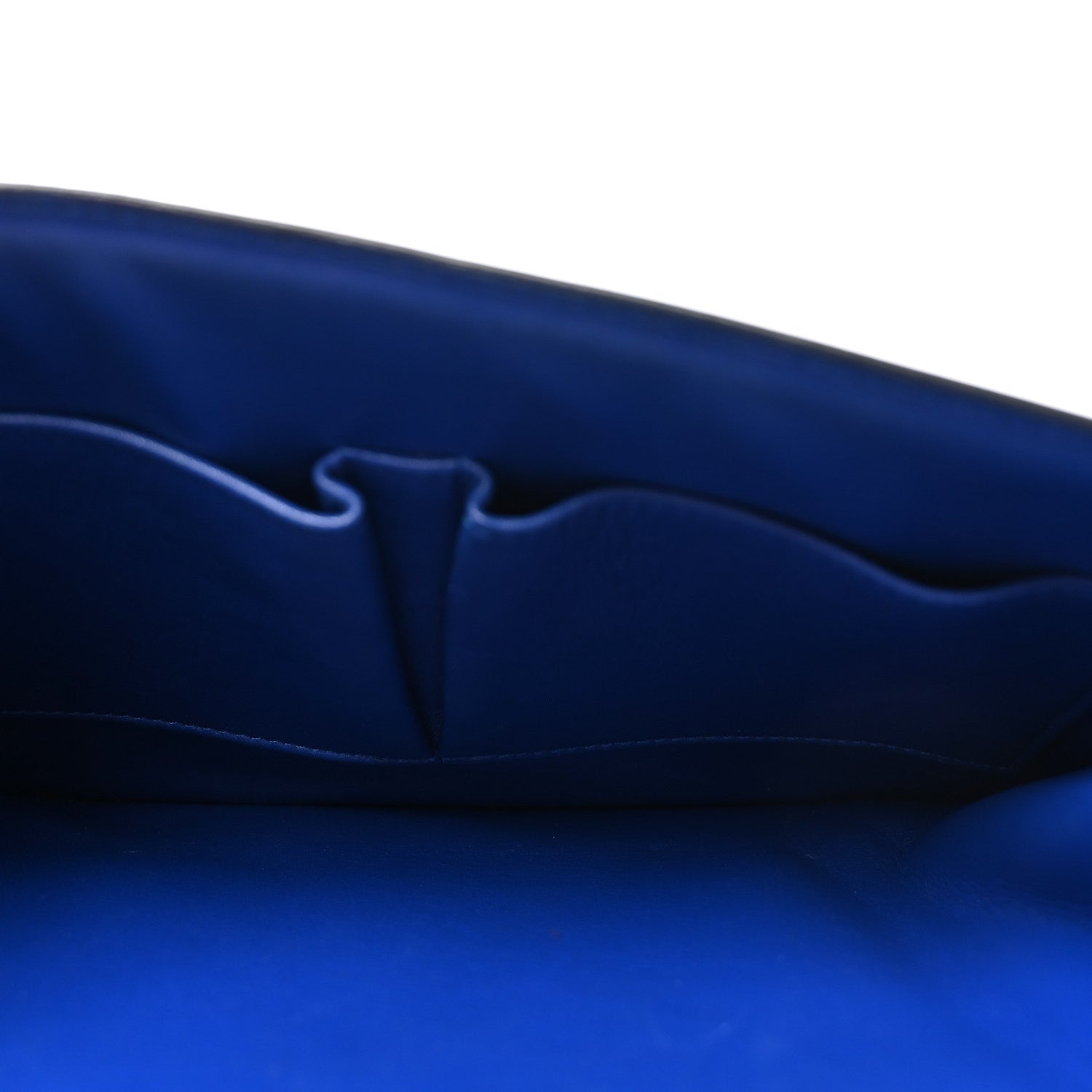 Spazzolato Calfskin Medium Classic Box Flap Bag Royal Blue