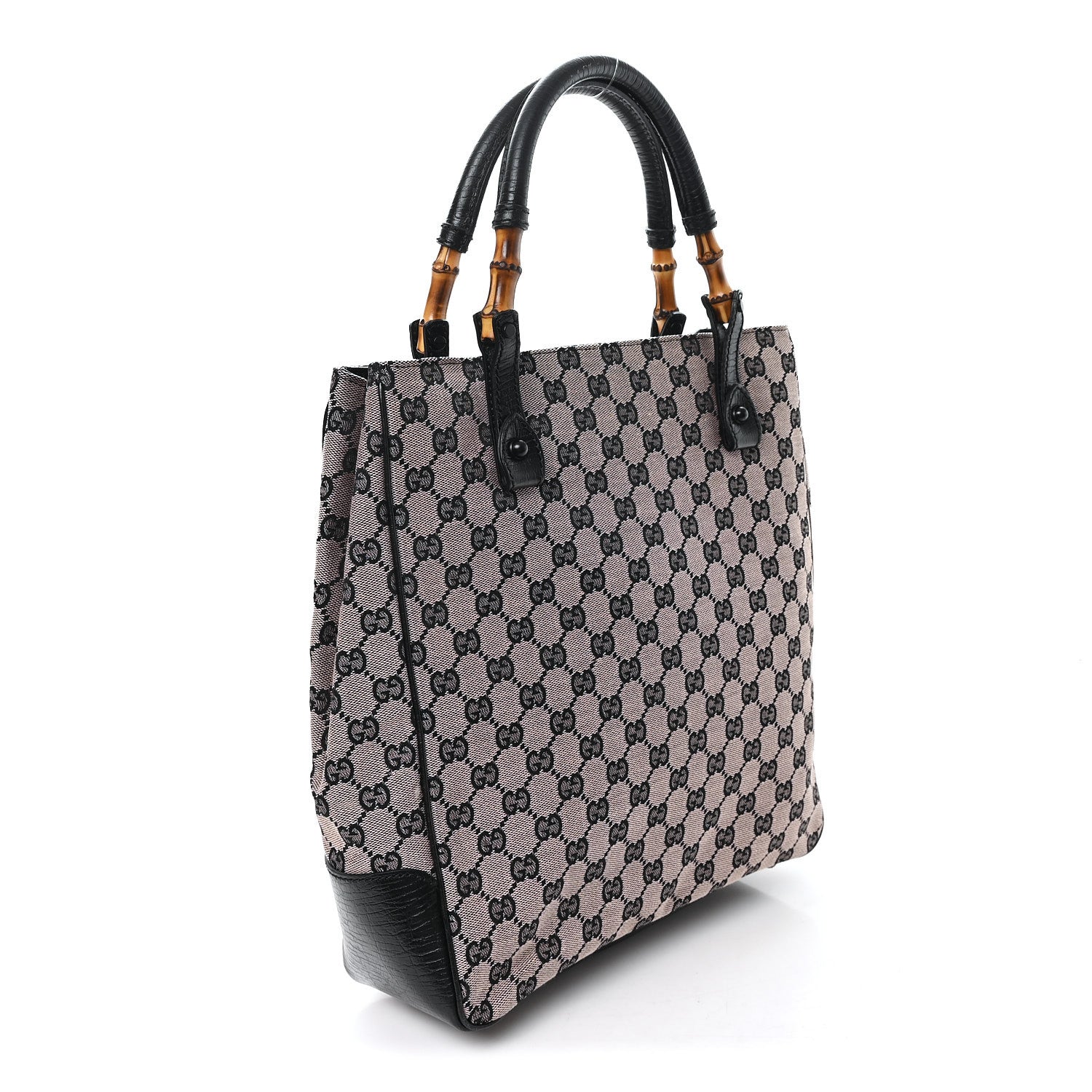 Monogram Bamboo Handle Bag Pink