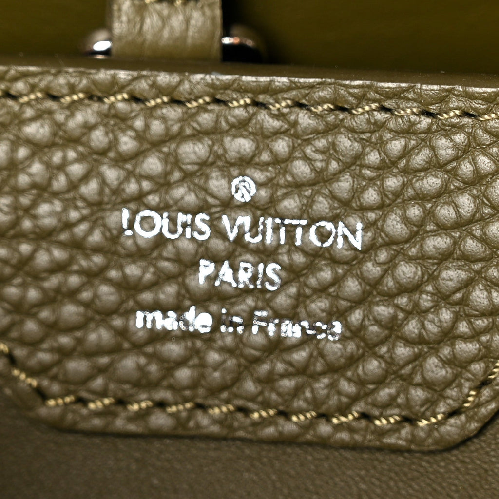 Taurillon Snakeskin Capucines BB Emerald