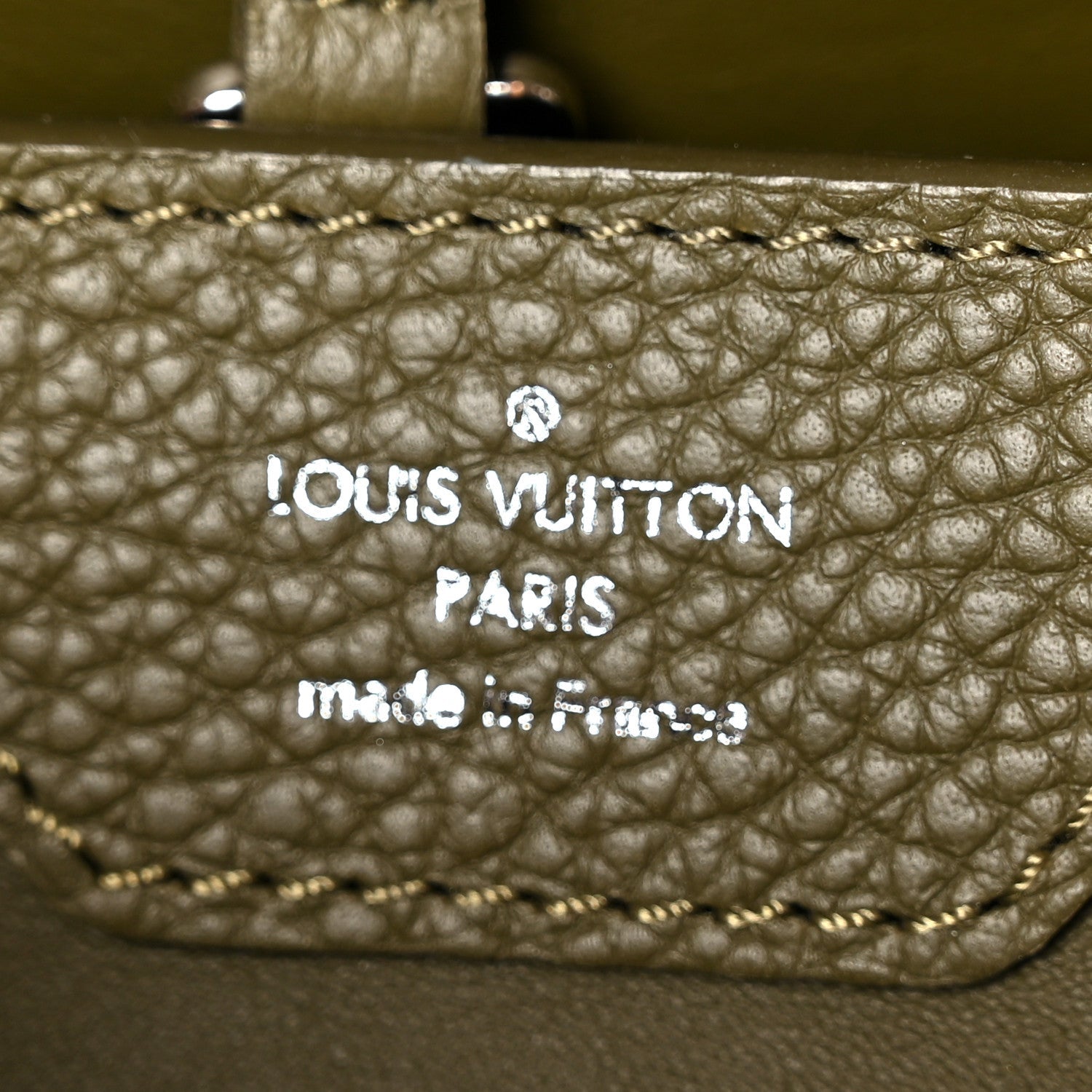 Taurillon Snakeskin Capucines BB Emerald